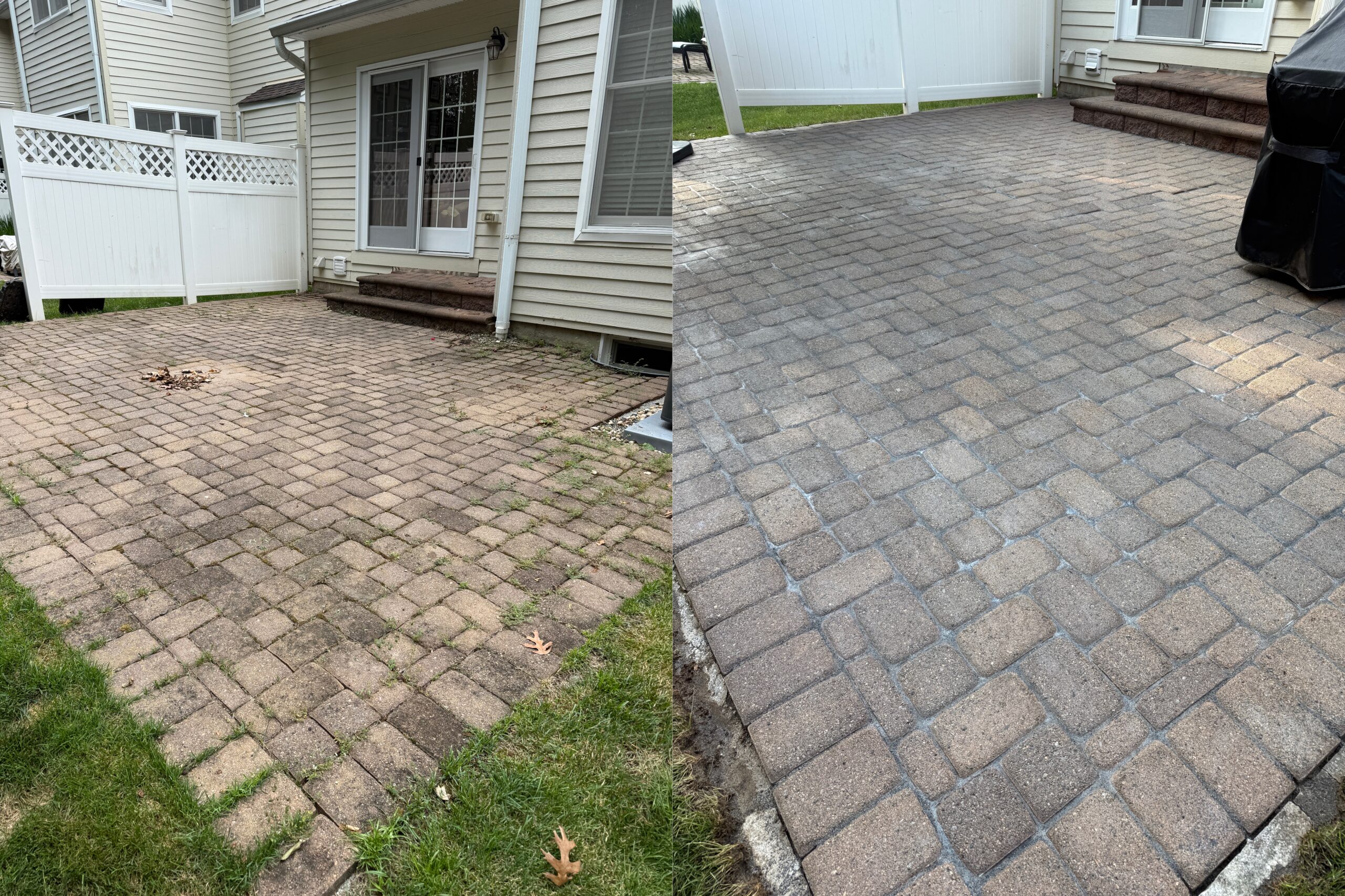 Professional cleaning transformation